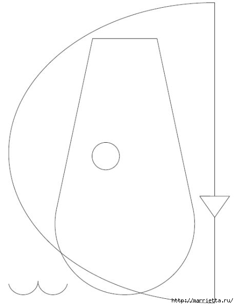 Детская подушечка из лоскутков - СОБАЧКА (2) (460x596, 32Kb)