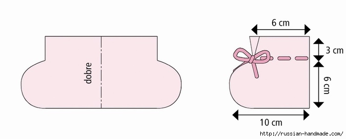 Вязание крючком шапочки и пинеток для новорожденного (5) (700x281, 42Kb)