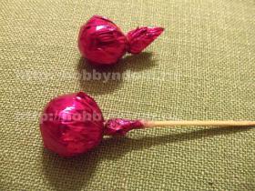  (14) МК. Как сделать букет из конфет Малинка
