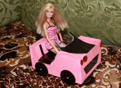 Как сделать машину для Барби?