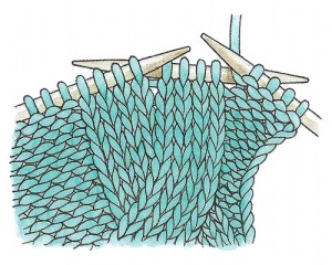 вязание кос с дополнительной спицей