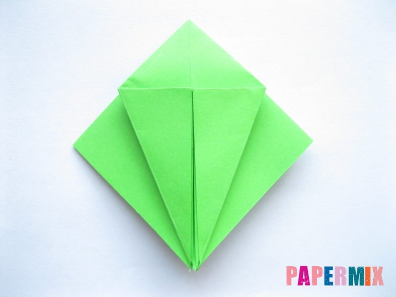 Как сделать пальму из бумаги (оригами) поэтапно - шаг 3