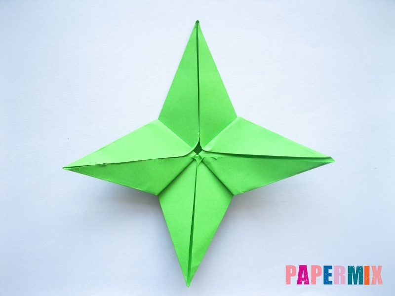 Как сделать пальму из бумаги (оригами) поэтапно - шаг 8