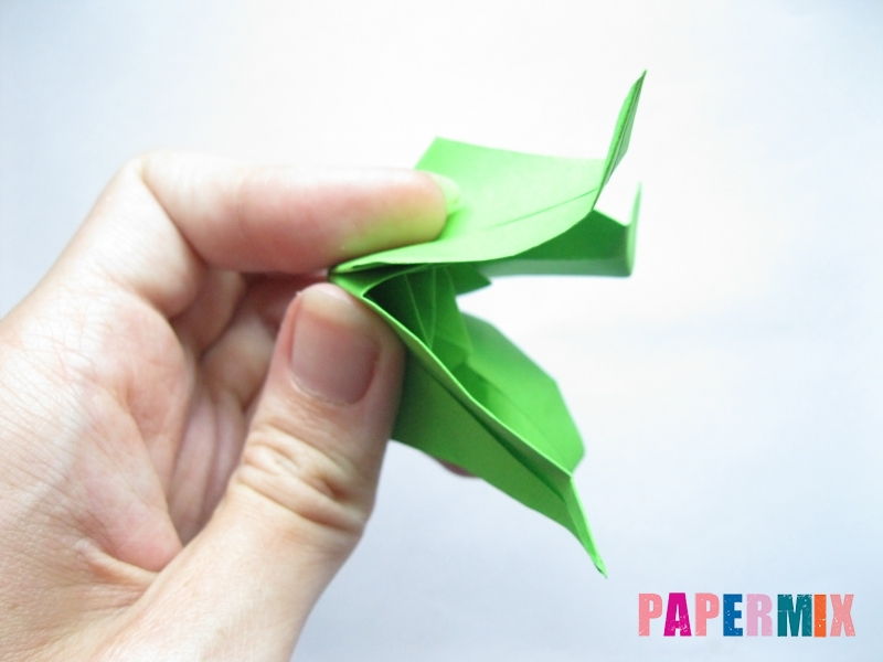 Как сделать пальму из бумаги (оригами) поэтапно - шаг 9