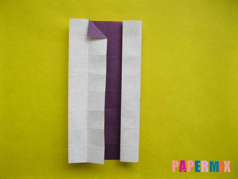 Как сделать цифру 1 из бумаги (оригами) своими руками - шаг 11