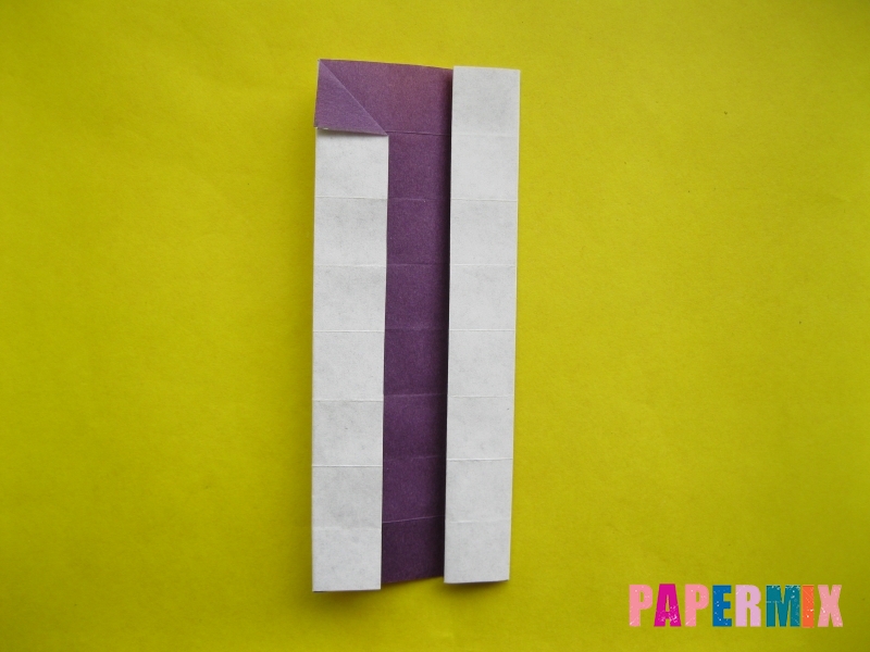 Как сделать цифру 1 из бумаги (оригами) своими руками - шаг 12