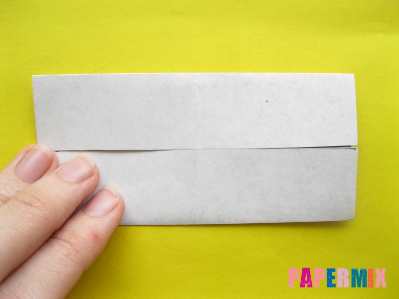 Как сделать цифру 1 из бумаги (оригами) своими руками - шаг 2