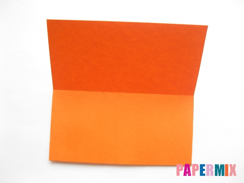 Как сделать кровать из бумаги (оригами) поэтапно - шаг 2