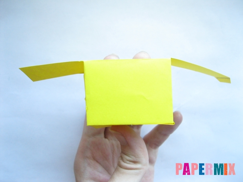 Как сделать параллелепипед из бумаги схема - шаг 4