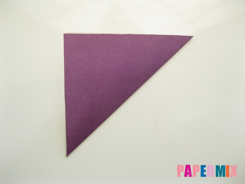 Как сделать платье из бумаги (оригами) своими руками - шаг 1