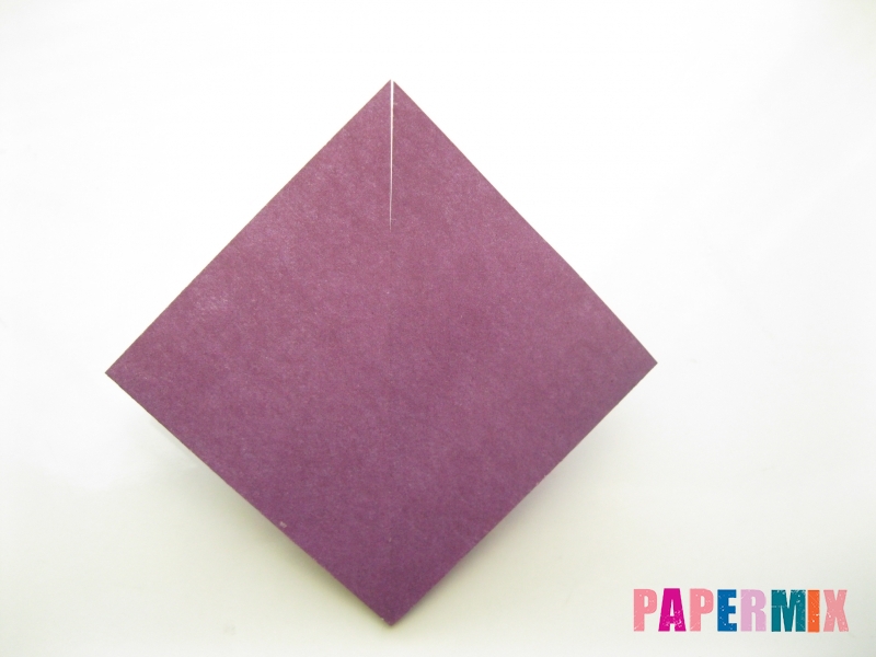 Как сделать платье из бумаги (оригами) своими руками - шаг 13