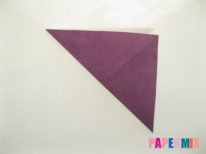 Как сделать платье из бумаги (оригами) своими руками - шаг 3