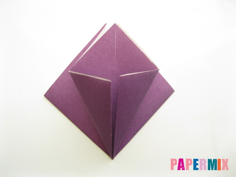 Как сделать платье из бумаги (оригами) своими руками - шаг 9