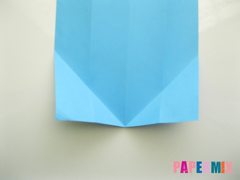 Как сделать рубашка с галстуком из бумаги (оригами) - шаг 7