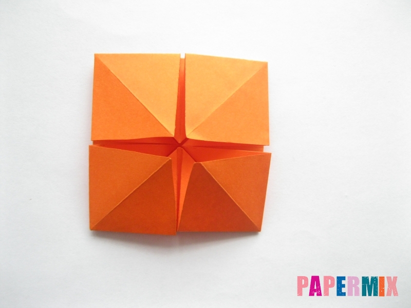 Как сделать стол из бумаги (оригами) поэтапно - шаг 16