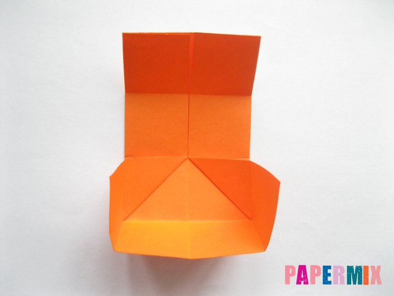 Как сделать стол из бумаги (оригами) поэтапно - шаг 9