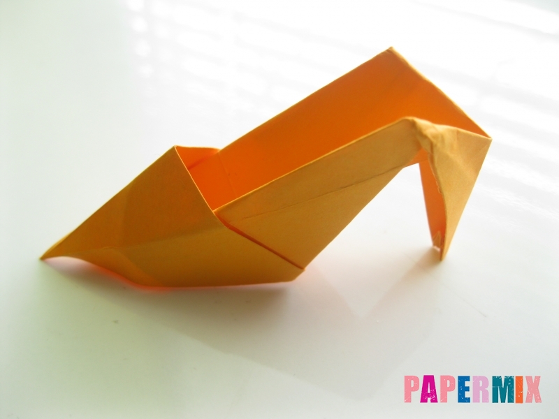Как сделать туфли из бумаги (оригами) своими руками - шаг 26