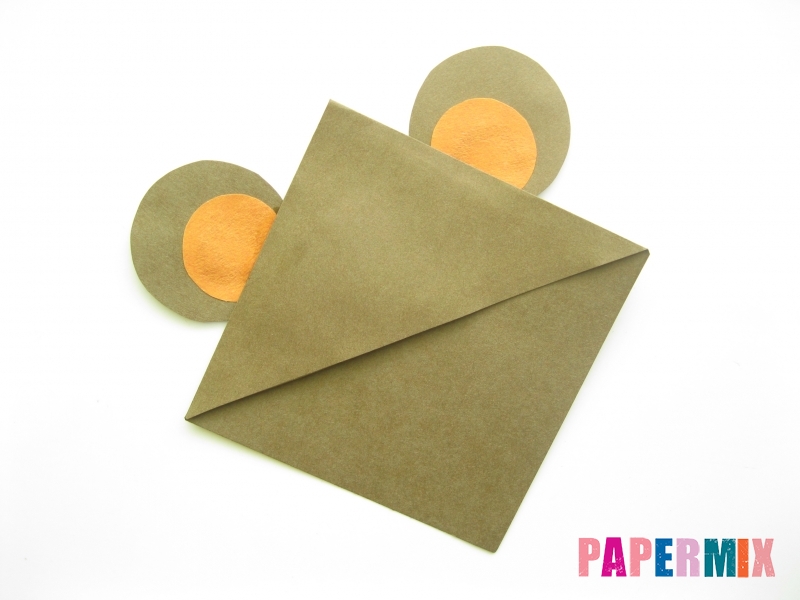 Как сделать закладку мишку из бумаги своими руками - шаг 6