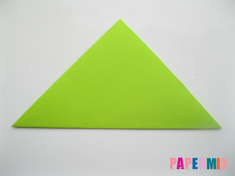 Как сделать гусеницу из бумаги (оригами) инструкция с фото - шаг 1