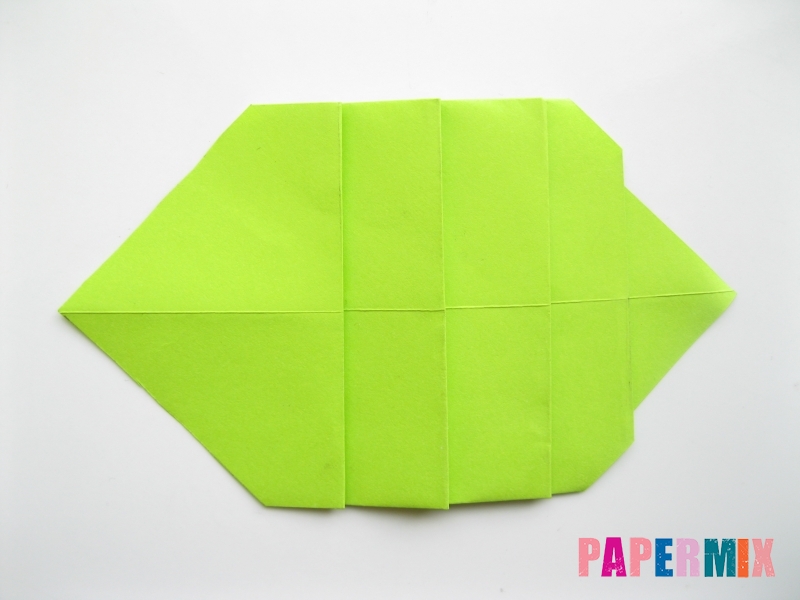 Как сделать гусеницу из бумаги (оригами) инструкция с фото - шаг 5