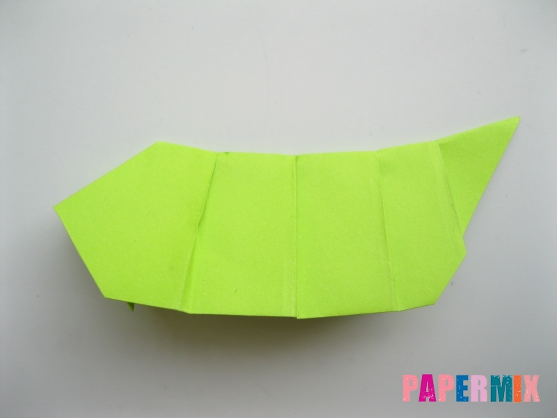 Как сделать гусеницу из бумаги (оригами) инструкция с фото - шаг 9