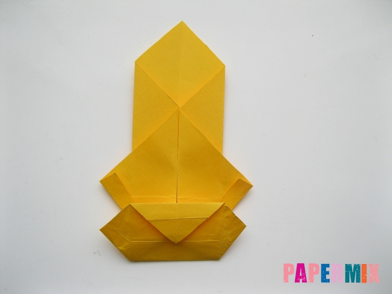 Как сделать медведя из бумаги (оригами) своими руками - шаг 12