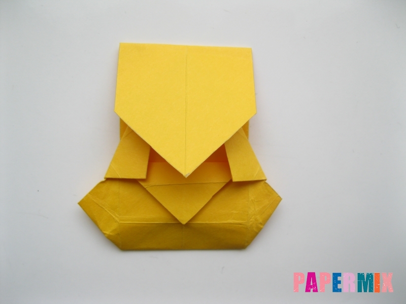 Как сделать медведя из бумаги (оригами) своими руками - шаг 14