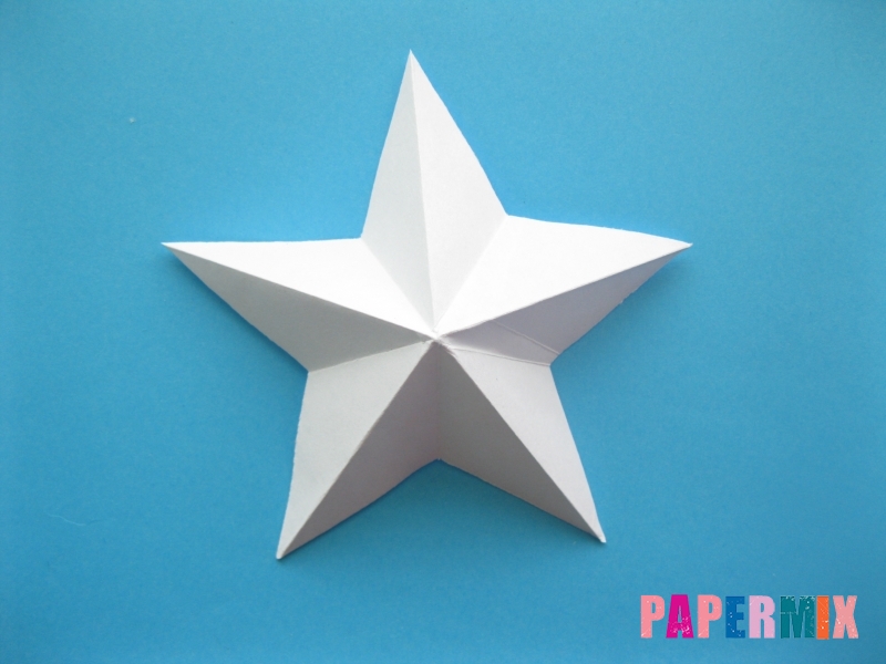 Как сделать морскую звезду из бумаги (оригами) поэтапно - шаг 12