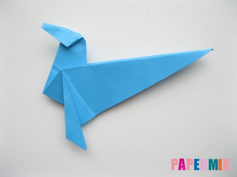 Как сделать оленя из бумаги (оригами) поэтапно - шаг 12