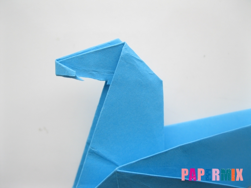 Как сделать оленя из бумаги (оригами) поэтапно - шаг 9