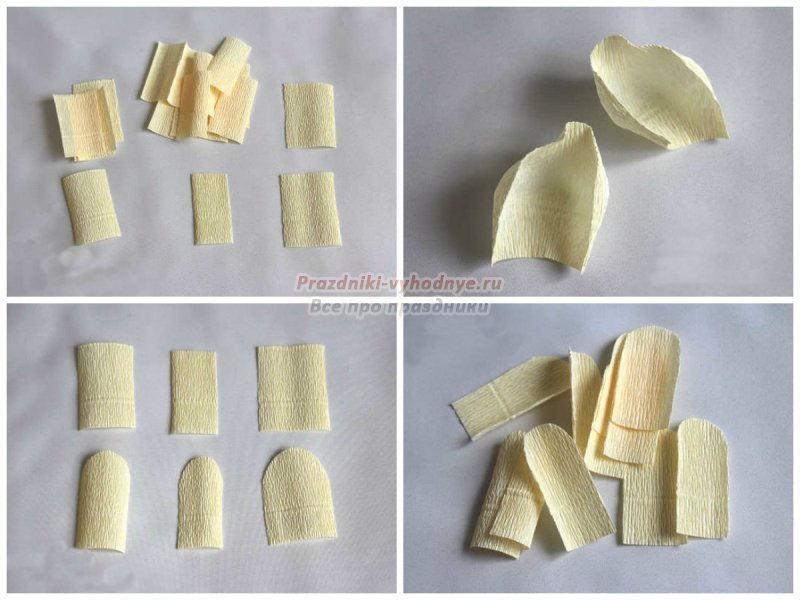 Квіти з гофрованого паперу своїми руками: майстер класи з фото