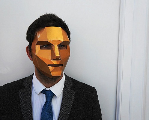 3D-маски из бумаги