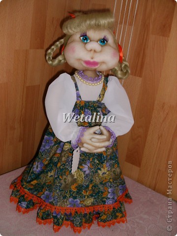  Куклы, Мастер-класс Шитьё: Грелка на чайник и МК каркаса нижней юбки Проволока, Ткань. Фото 1
