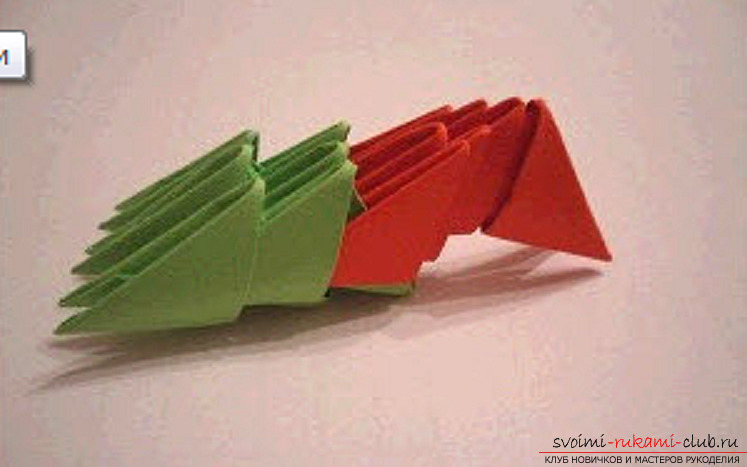 модульное оригами дракон. Фото №116