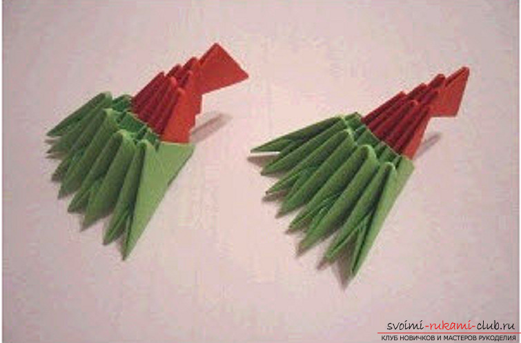 модульное оригами дракон. Фото №113