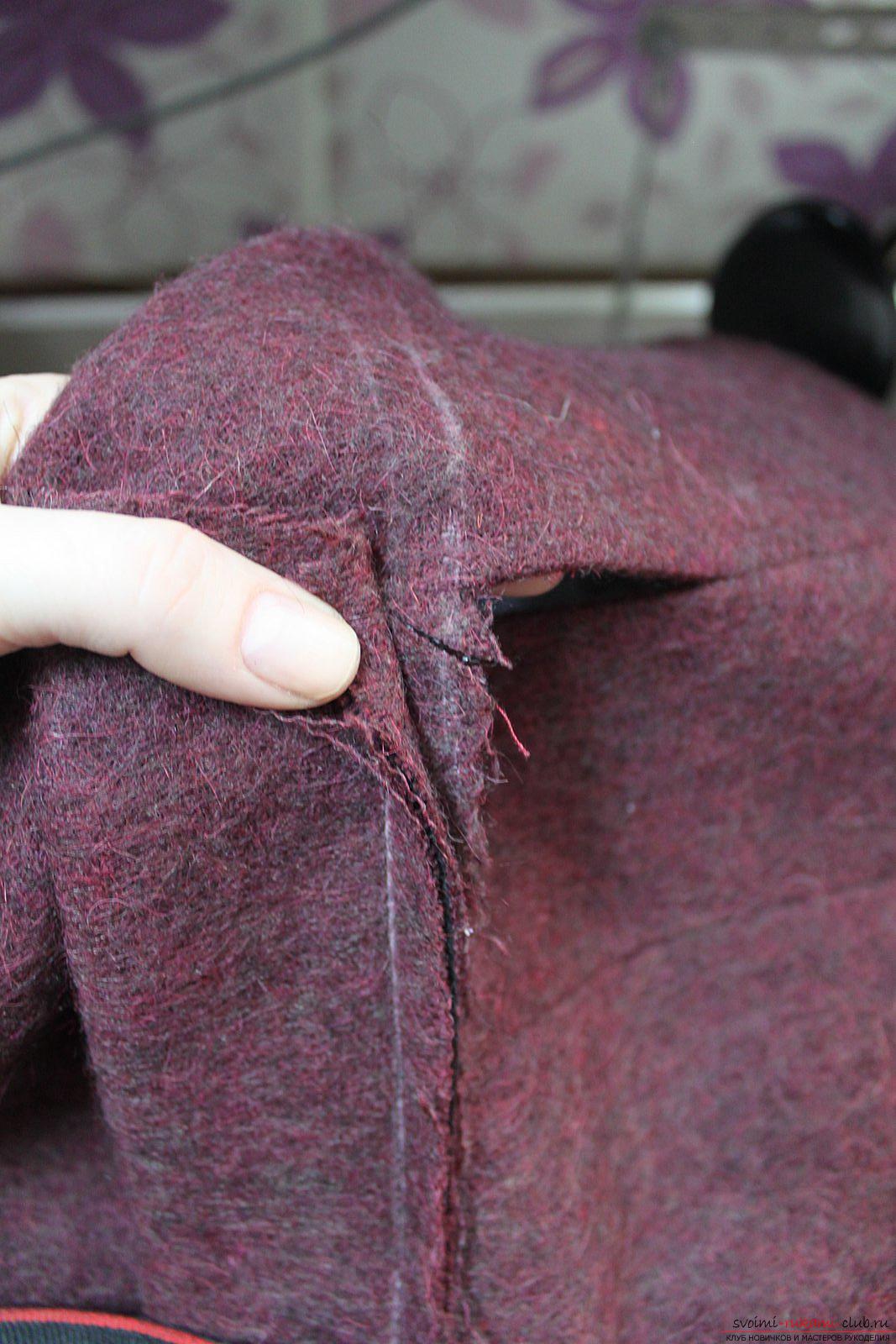 Этот подробный мастер-класс выкройки и шитья женской одежды расскажет как своими руками сшить демисезонное пальто.. Фото №27