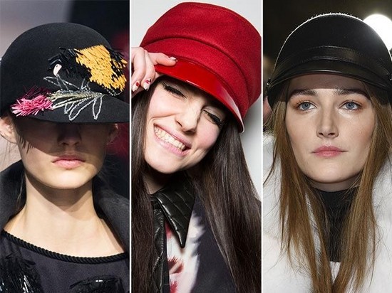 Мужские и женские модные шапки вязаные спицами и меховые на осень-зиму 2016-2017