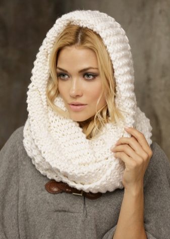 Вязаный шарф на голову (47 фото): как называется, как носить (повязать) широкий шарф на голову