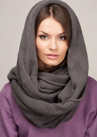 Вязаный шарф на голову (47 фото): как называется, как носить (повязать) широкий шарф на голову