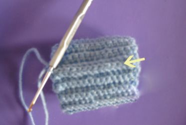 как вязать крючком носки 6