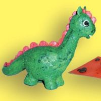 как сделать из пластилина динозавра
