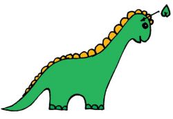 как сделать из пластилина динозавра 5