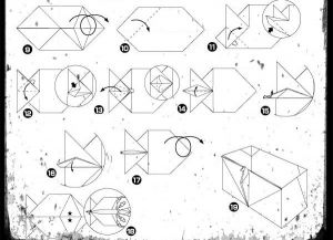 Как сделать шкатулку из бумаги2