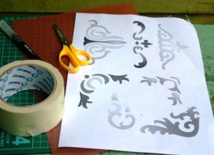 Как сделать трафарет своими руками 1