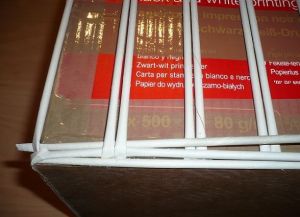 плетение из газет квадратной корзины2