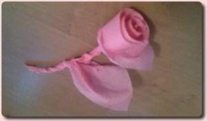 розы из салфеток мастер класс13