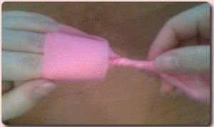 розы из салфеток мастер класс7