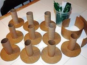 Как сделать вазу из бумаги24