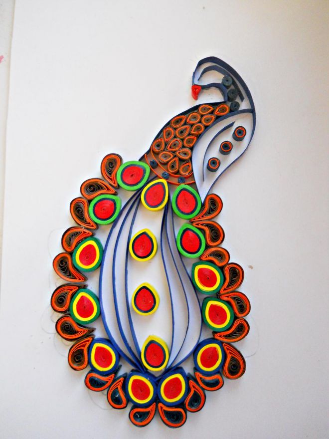 квиллинг павлин 38