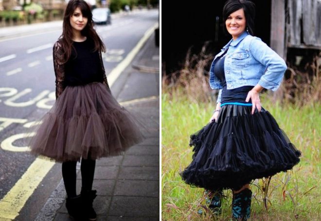 фатиновая юбка